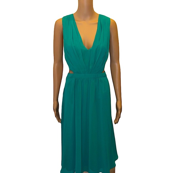 NWT~ASOS-Green Cut Out Dress 👗 - Picture 2 of 9